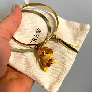 JCrew spring double bangle